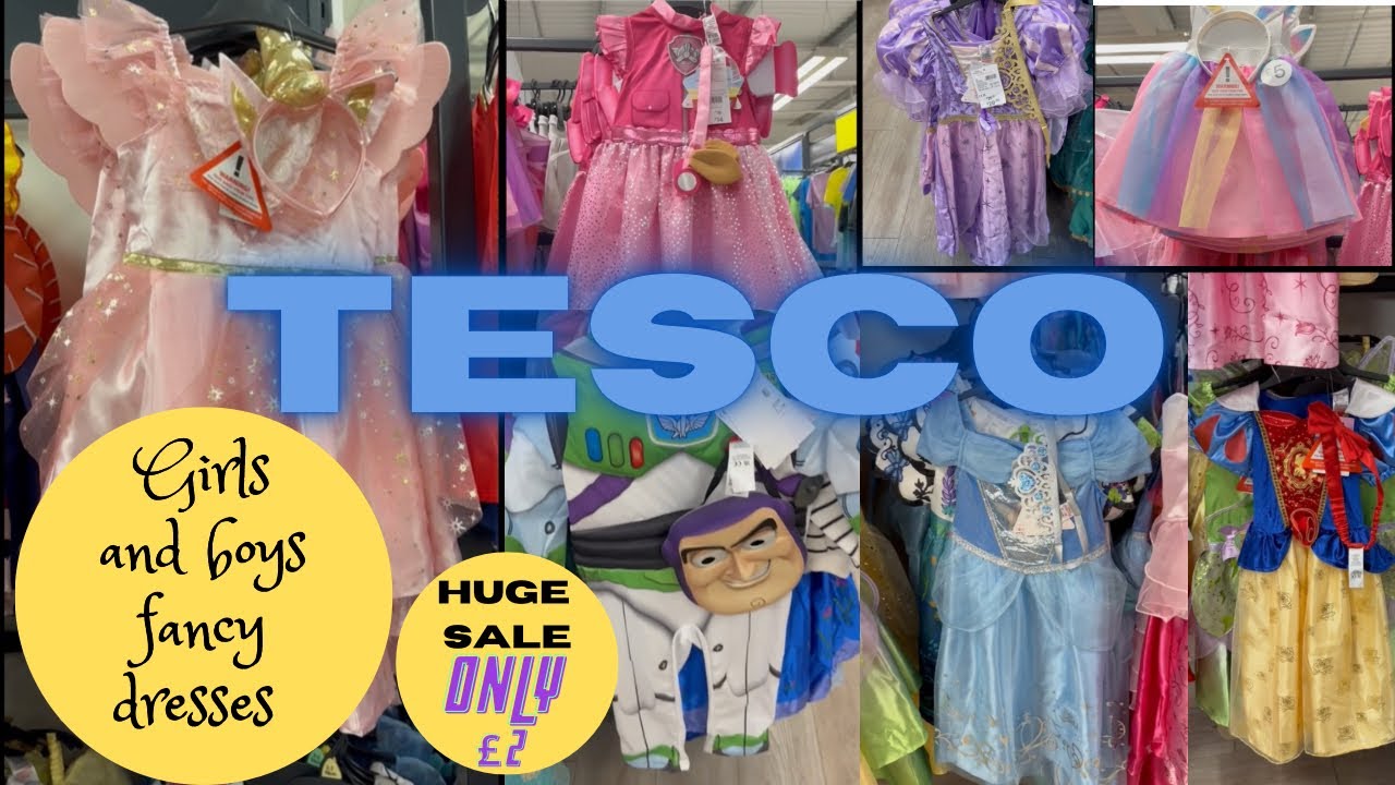 Fancy Dresses in Tesco For Boys and Girls UK Group😊tesco tescohaul