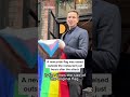 #Pride flag set on fire outside of #NYC restaurant