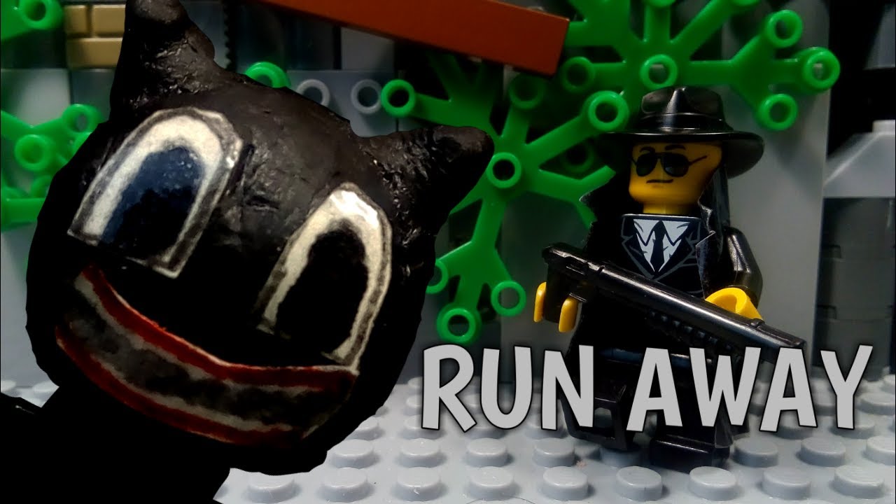 Cartoon cat song Run Away. Song by OR3Omusic / Lego stopmotion YouTube