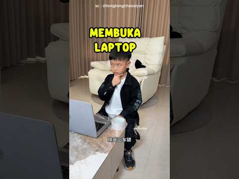 Membuka laptop #shorts thumbnail