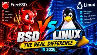 BSD vs Linux — The Real Difference Explained in 2026