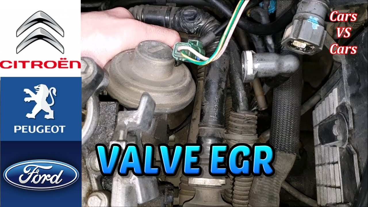 Egr Valve Disassembly And Cleaning Of The On Citroen C3 - Youtube