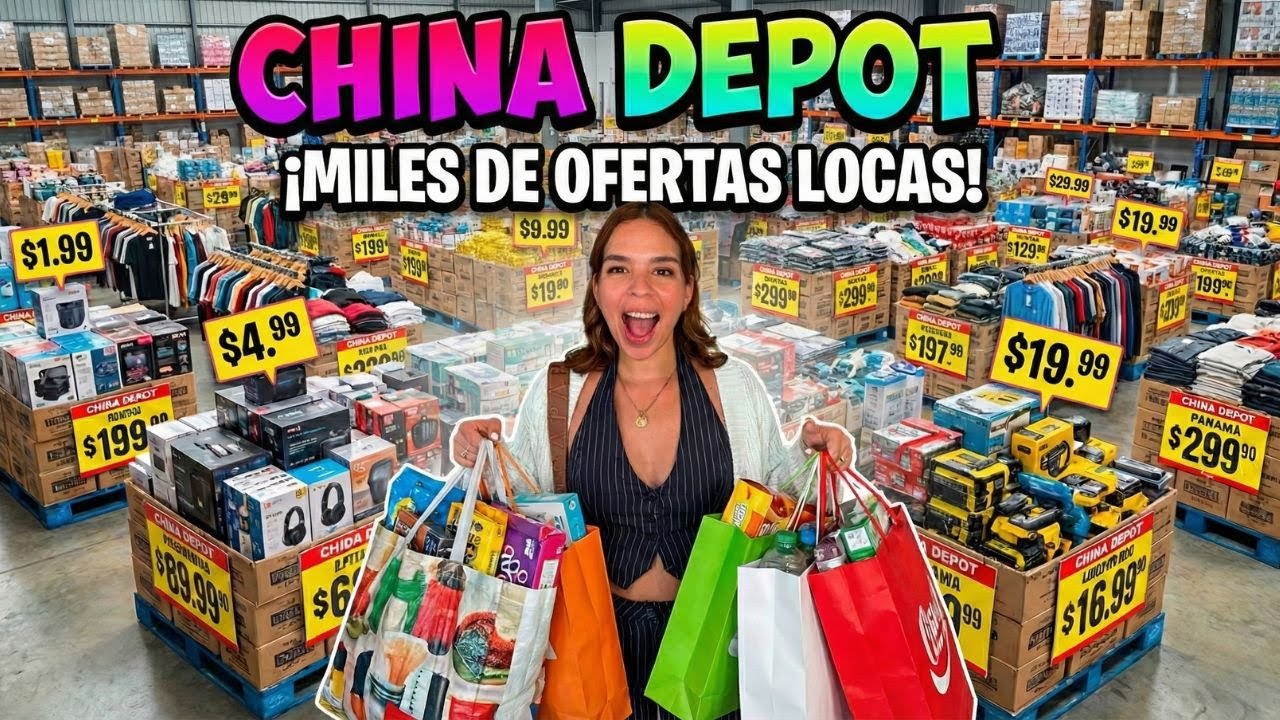 La bodega de importaciones de AliExpress y Alibaba en Panamá, China Depot