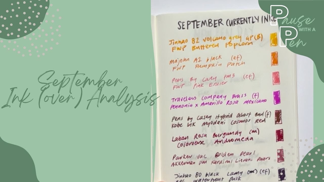 September Ink September Ink Over Analysis - YouTube