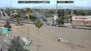 DRAMATIC VIDEO: Police incident along Interstate 17 ends in crash