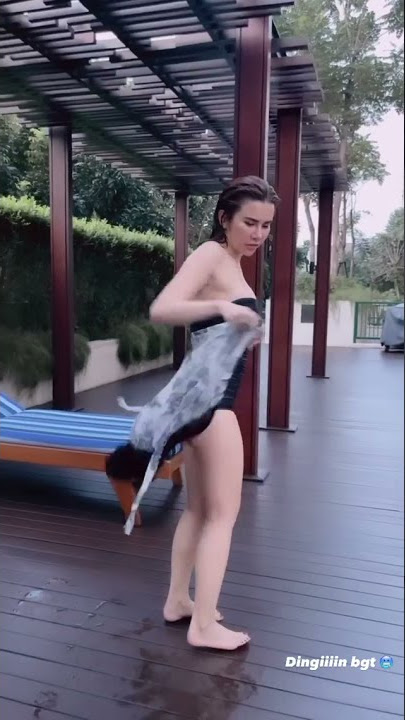 Seksinya Maria Vania habis berenang #pemersatubangsa #mariavania #hot