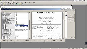 Microsoft RMS Receipt Format -한글설명 JOYTECH POS