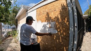 They said 'BUILD THE WALL'... so I did.  Building my Patio Workshop #10.