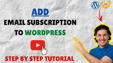 ✌️🏆How to Add Email Subscription to WordPress - Collect Email Subscribers In 2021 Tutorial Video🤩🔥