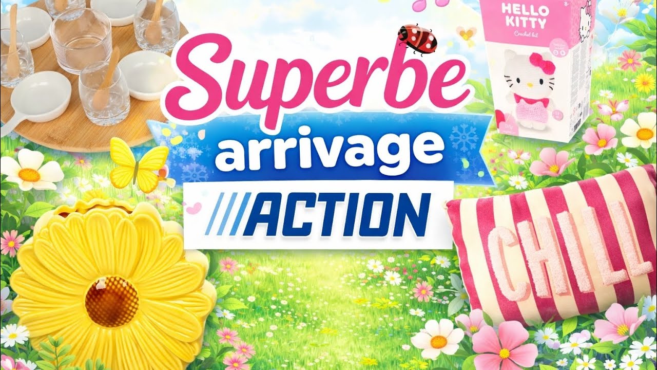 🌸VENT DE FRAÎCHEUR CHEZ ACTION 🍀AVEC TOUS LES ARRIVAGES DE DÉCO PRINTANIÈRE🌻