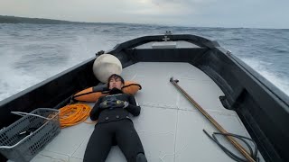 [No. 21] Diving in a Rough Sea in a State of Extreme Exhaustion