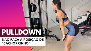 EXERCÍCIO PARA COSTAS - PULLDOWN