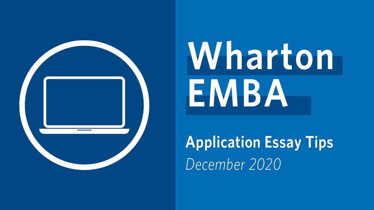 wharton emba essay