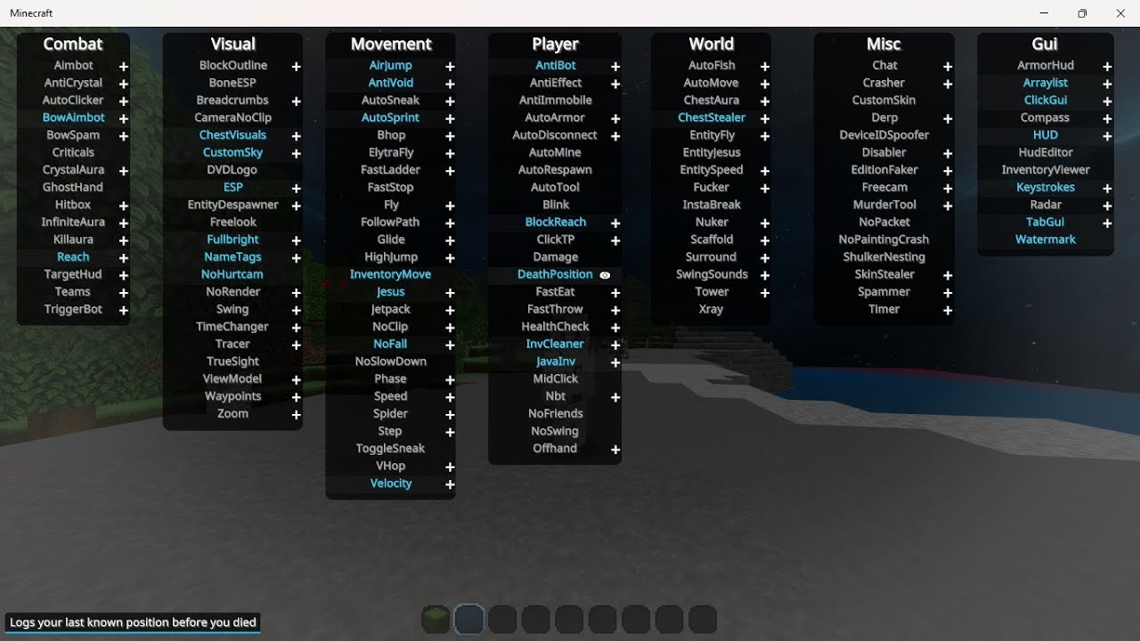 Horion Client: Hacking on LifeBoat Minecraft Bedrock Editon - YouTube