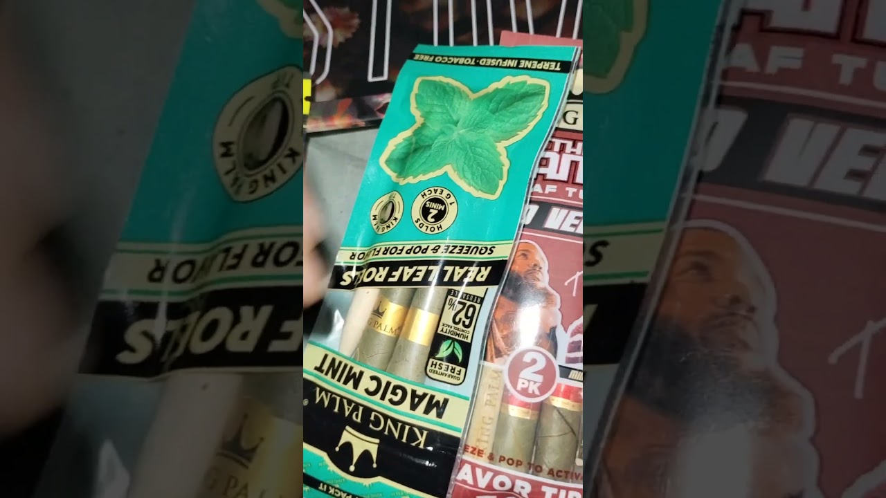 Trying King Palms RED VELVET, MAGIC MINT & GELATO CREAM👌🏽 