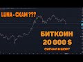 БИТКОИН АНАИЗ ПРОГНОЗ .TERRA LUNA БУДЕТ 1$. КРАХ TERRA LUNA И UST.