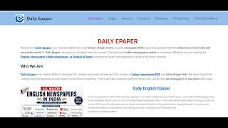 Download daily Newspaper | Employment Newspaper | Download link Description box screenshot 2