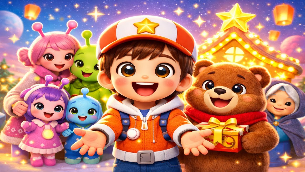 Bon And Buddy Decorating the Star House for New Year 🌟 A Heartwarming 3D Kids Cartoon Adventure