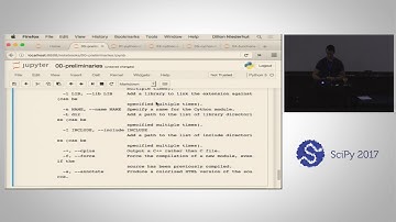 Cython for Data, Scientists, and Data Scientists | SciPy 2017 Tutorial | Dillon Niederhut, Prabhu