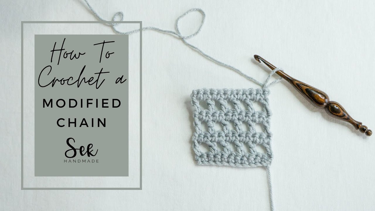 How to Crochet a Modified Chain Double Crochet YouTube
