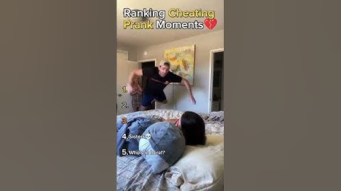 Ranking Cheating Pranks Moments #shorts #ranking