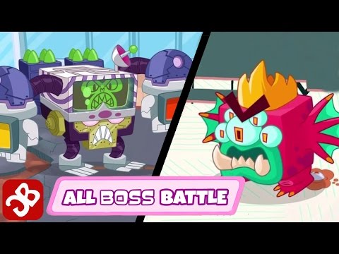 Flipped Out - The Powerpuff Game - ALL BOSSES FIGHT!