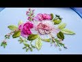 Flower embroidery: flower stitch  #malina_gm