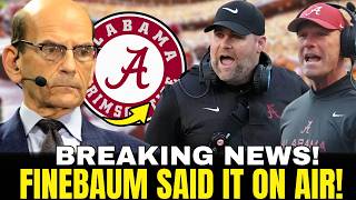 PAUL FINEBAUM CALLED IT A DARK PLACE  IS ALABAMAS DYNASTY ACTUALLY SLIPPING...
