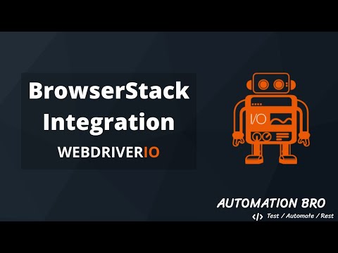 Integrate tests with BrowserStack - WebdriverIO | #17