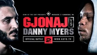 KOTD - Rap Battle - Gjonaj vs Danny Myers | #MASS2