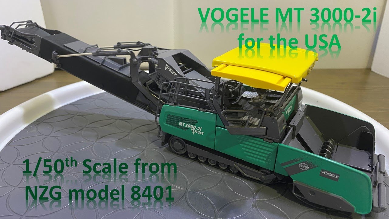Review of the Vogele MT 3000-2i Offset  Powerfeeder.  NZG model number 8401.
