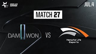 DWG vs HLE | Match27 H\/L 07.04 | 2020 LCK Summer
