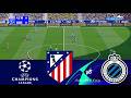 INSANE Match 🔴Atletico Madrid vs Club Brugge KV | Champions League Thriller PES 21 Simulation