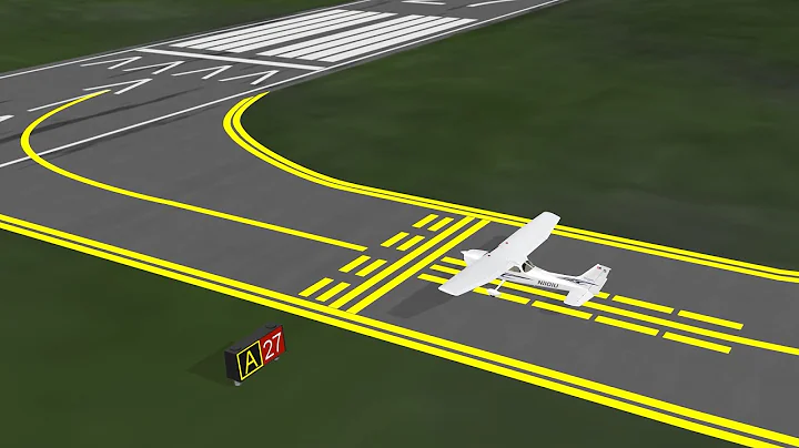 Havalimanı taksi yolu işaretleri ve işaretleme - Sporty's Özel Pilot Uçuş Eğitim İpuçları