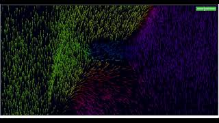 Vectorfield Visualisation with particle swarm.