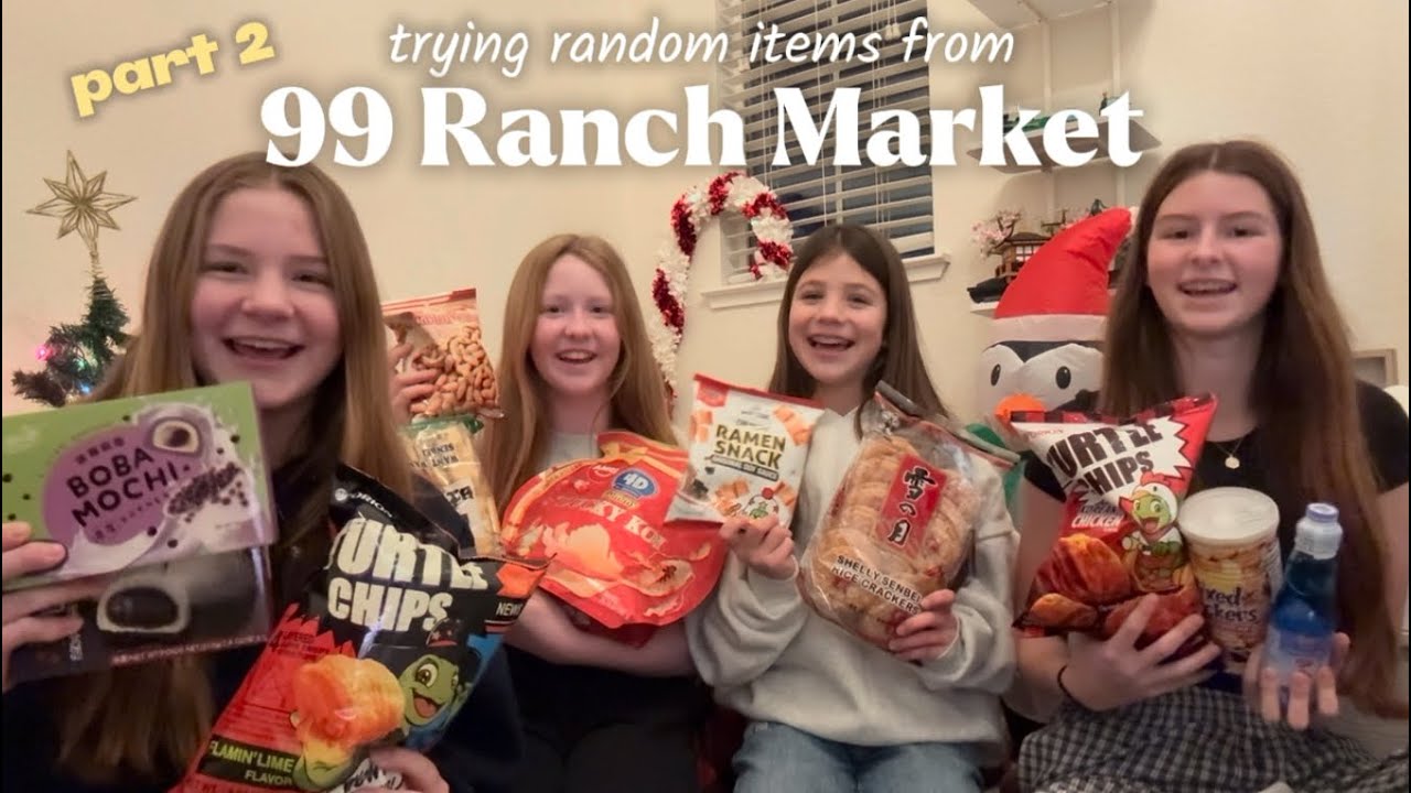 PART 2 OF TRYING RANDOM FOOD ITEMS FROM 99 RANCH MARKET || funny, unexpected ending… w AvacadoSlays