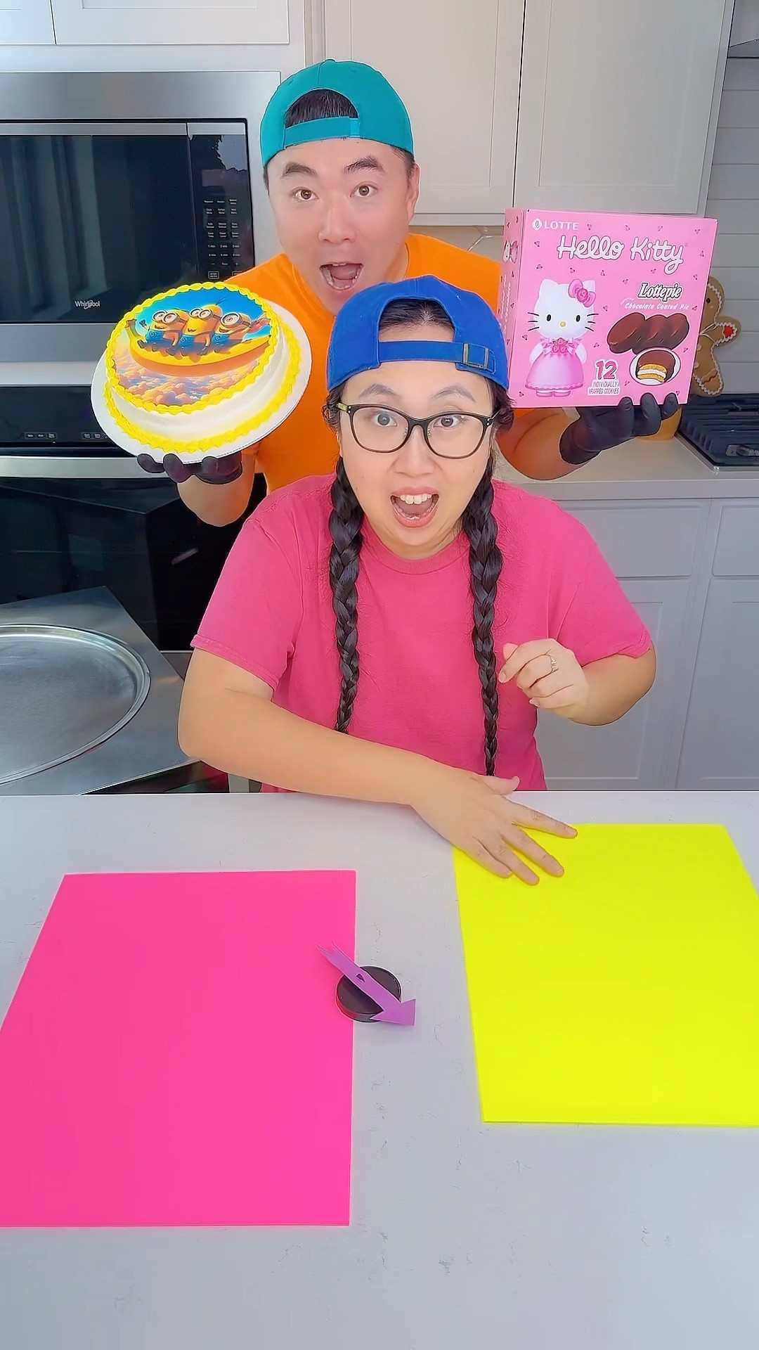 Colorful foods ice cream challenge!? #funny by Ethan Funny Family