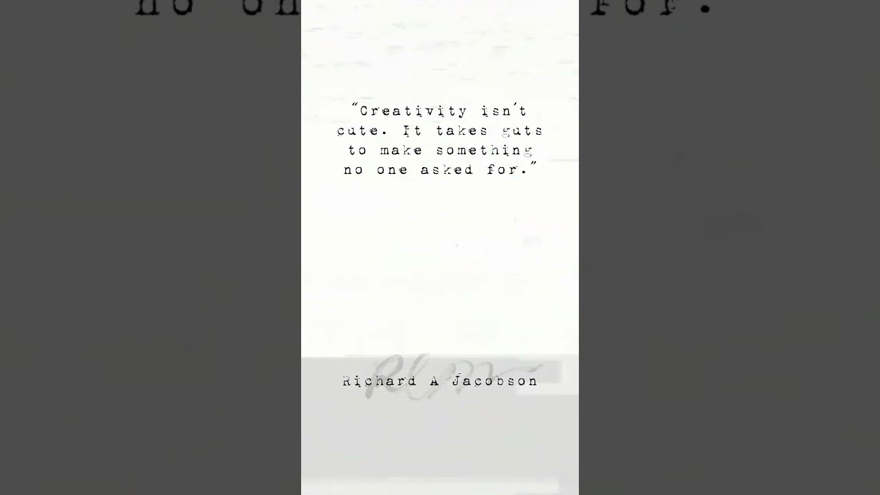 Create anyway. Especially when it scares you.