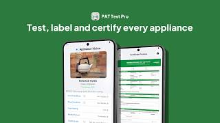 PAT Testing App: PAT Certificates with AI Appliance Scanning screenshot 5