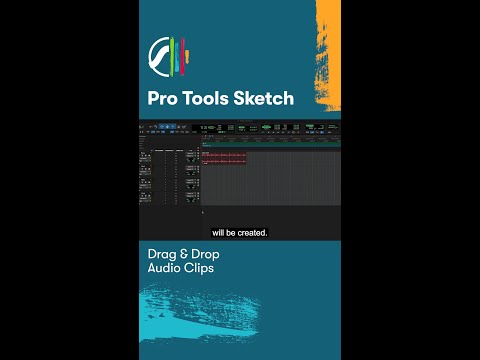 New in Pro Tools Sketch — Drag & drop audio clips ▶️ youtu.be/UeCl1cr3vLo