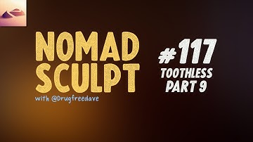 #117 Toothless 9 | Step by Step 3D Modeling in Nomad Sculpt