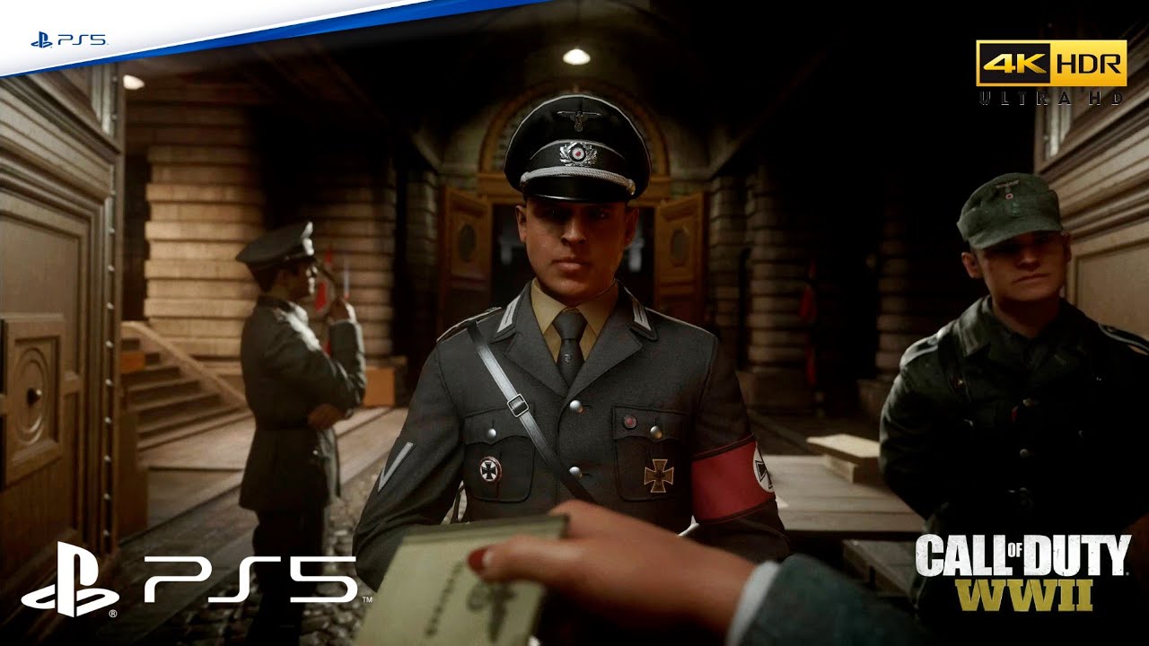 Ps5 Call Of Duty Ww2 4k Hdr 60fps Gameplay ОСВОБОЖДЕНИЕ Youtube 