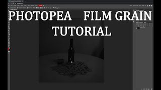 Photopea Free Editor - Old Film Grain Tutorial