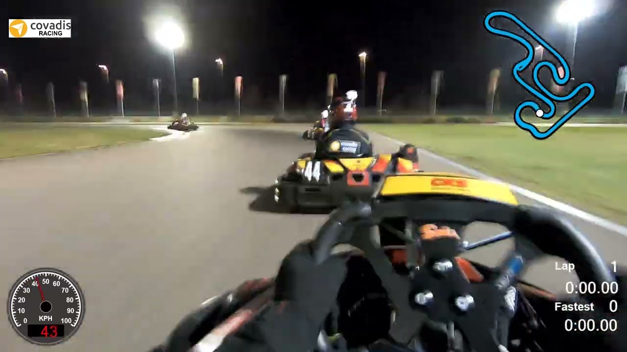 Karting Genk 02-03-2022 Kart after work. Runs van Leo