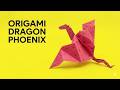 How to Make a Paper Dragon that Looks Real! | Origami Phoenix Easy Step-by-Step