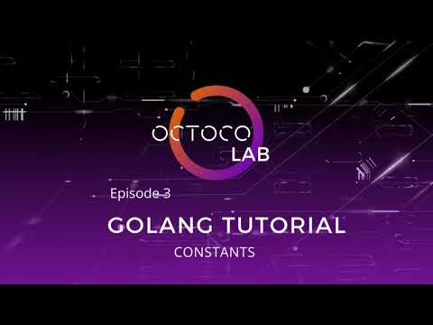 Constants - Golang Tutorial Ep3.