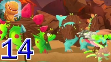 Dino Bash - Dinosaurs v Cavemen Tower Defense Wars: Gameplay Part #14
