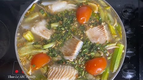 Cách Nấu Canh Chua Cá Đuối Miền Tây đơn giản I Thao Le ABC Family