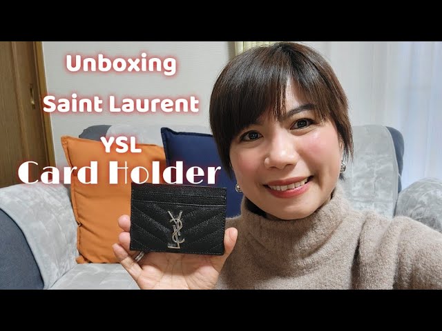 UNBOXING & COMPARISON  SAINT LAURENT CARD HOLDERS 