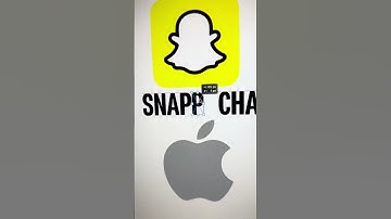 Combining the Snapchat and Apple logos! #mashup #logodesign #redesign #snapchat #logos #shorts